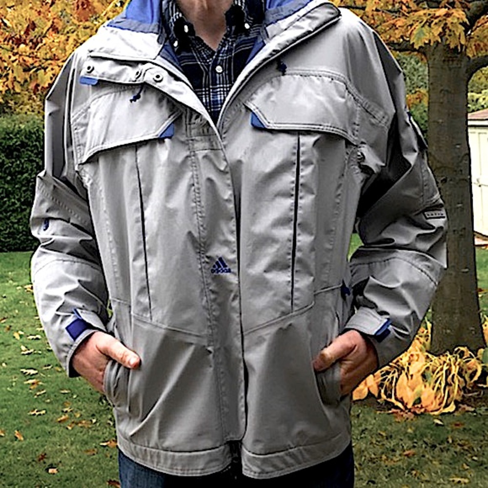 Adidas rain jacket EUC